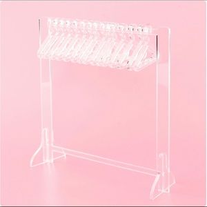 Clothing Rack Earring Hanger - Clear
